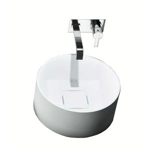 LAVABO D'APPOGGIO IN LUXOLID Ø 42 CM - C-SQUARE