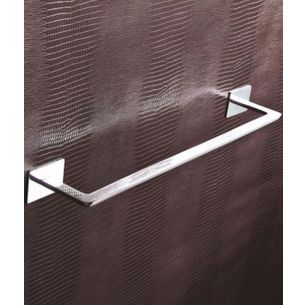 PORTA ASCIUGAMANI CROMO ADESIVO 40 CM SERIE FLAT CAPANNOLI 