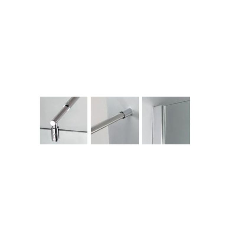parete doccia walk in 90x200h cm cristallo 8mm trasparente - 1 brancetto