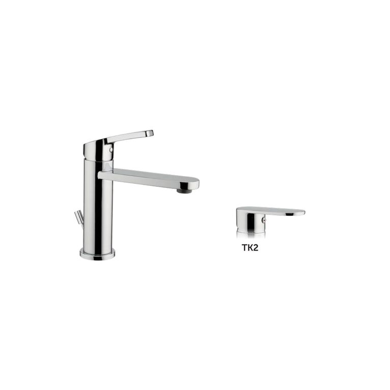 miscelatore monocomando lavabo con scarico pop-up tekno tk2 20 