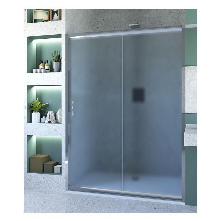 porta doccia scorrevole 150 cm opaco serie n