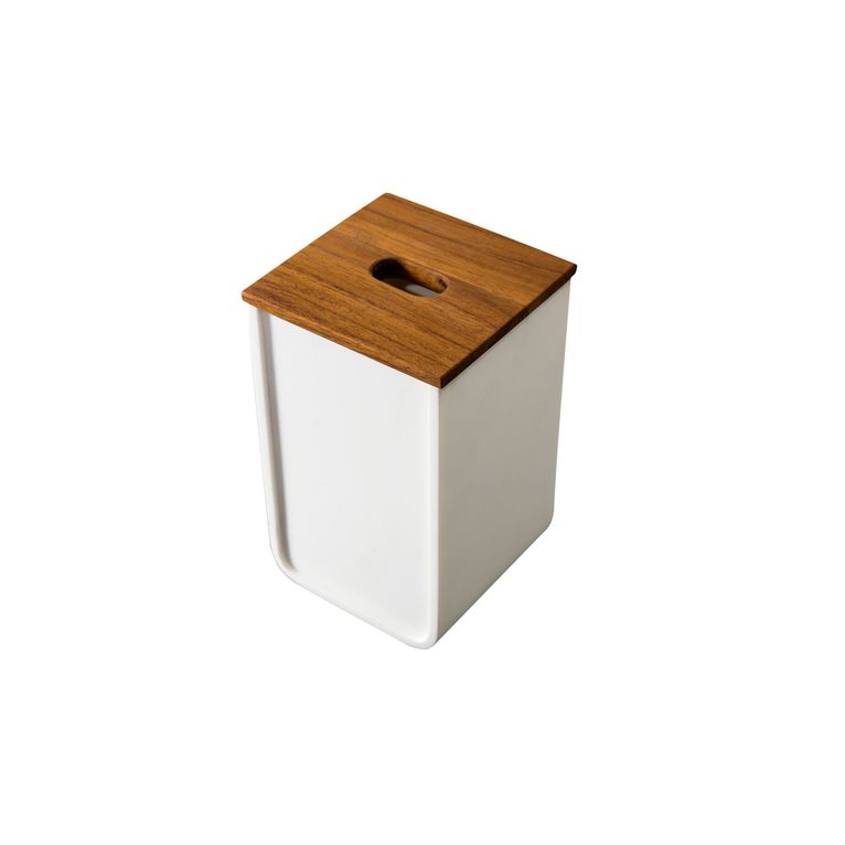 porta ovatta in corian bianco art. bend 43.34 serie la progetto