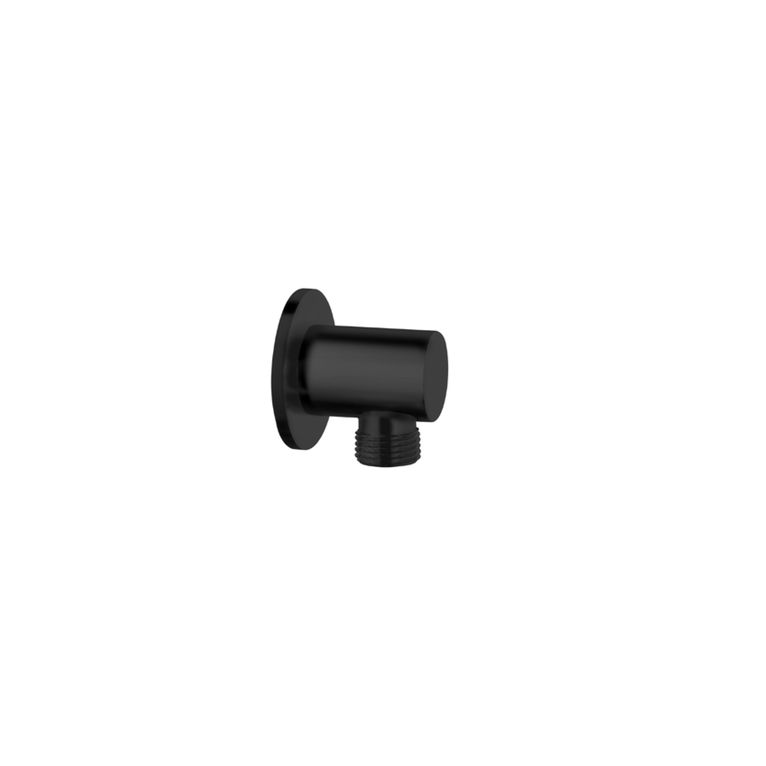 presa acqua cilindrica in ottone nero opaco minimal mnif 98