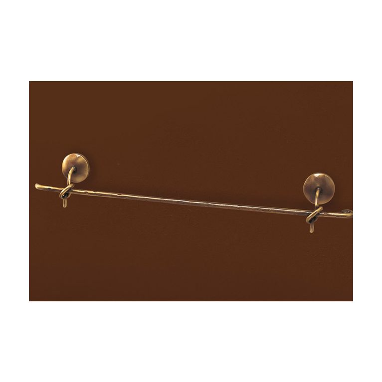 porta asciugamani bronzo satinato 53,5 cm serie retro' capannoli