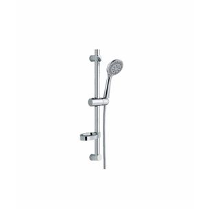 SALISCENDI RALLY SL5Y409T5CR IN OTTONE COMPLETO DI DOCCIA TOPAZIO,PORTASAPONE E FLESSIBILE SERIE SPHERA