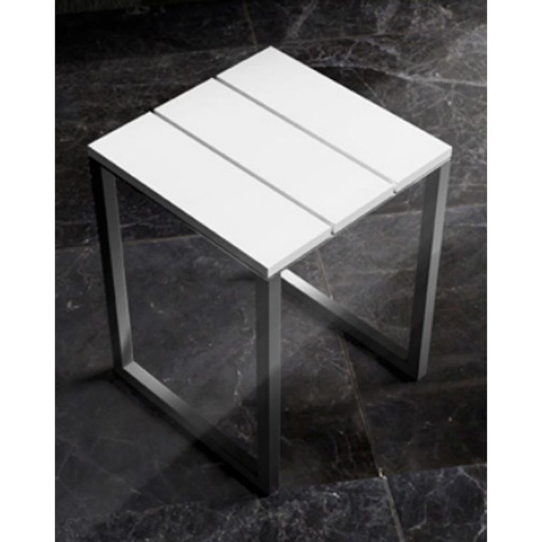 sgabello doccia in corian art. rp 20.10 serie la progetto x-tra