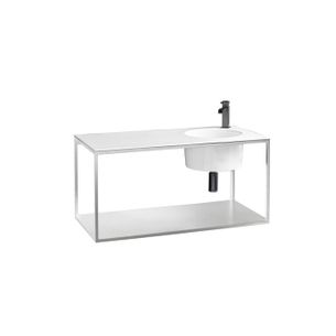 STRUTTURA 55x55 SOSPESA IN ACCIAIO SPAZZOLATO AXA - SKYLAND