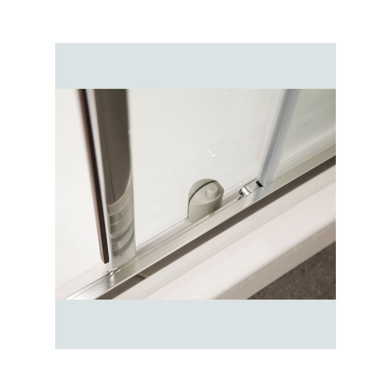 porta doccia scorrevole 125 cm trasparente serie n