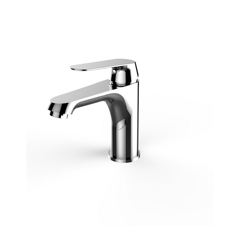 miscelatore lavabo cromato con piletta click clack 1" 1/4 e flessibili serie dream