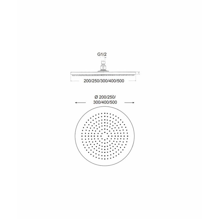 soffione vienna sd3120 in ottone ispezionabile serie sphera