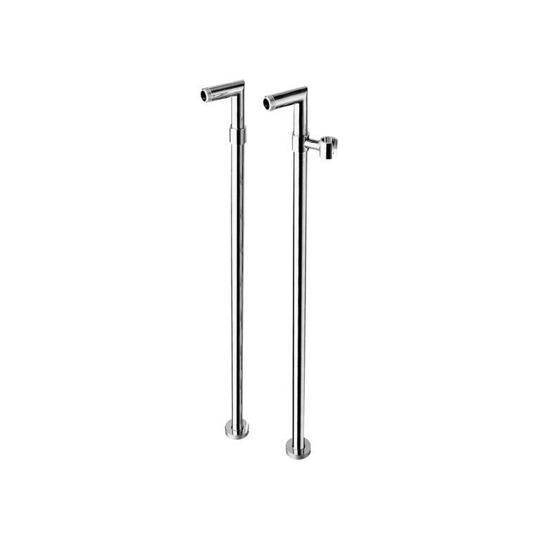 coppia colonne doccia da terra per vasca esterna summer sr19