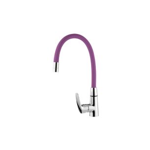 MISCELATORE MONOCOMANDO CUCINA CON CANNA SNODATA LILLA AM719.5/10R