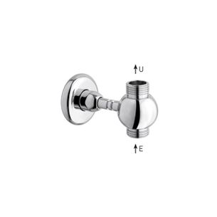 SUPPORTO INFERIORE IN OTTONE PER COLONNE CON ATTACCO ESTERNO U 3/4'' -E 1/2'' - 3950