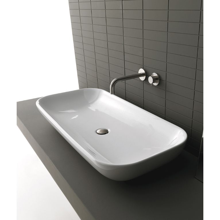 lavabo d'appoggio 100x46 axa - ciotola