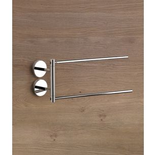 PORTA ASCIUGAMANI SNODATO CROMO SERIE HOOP CAPANNOLI