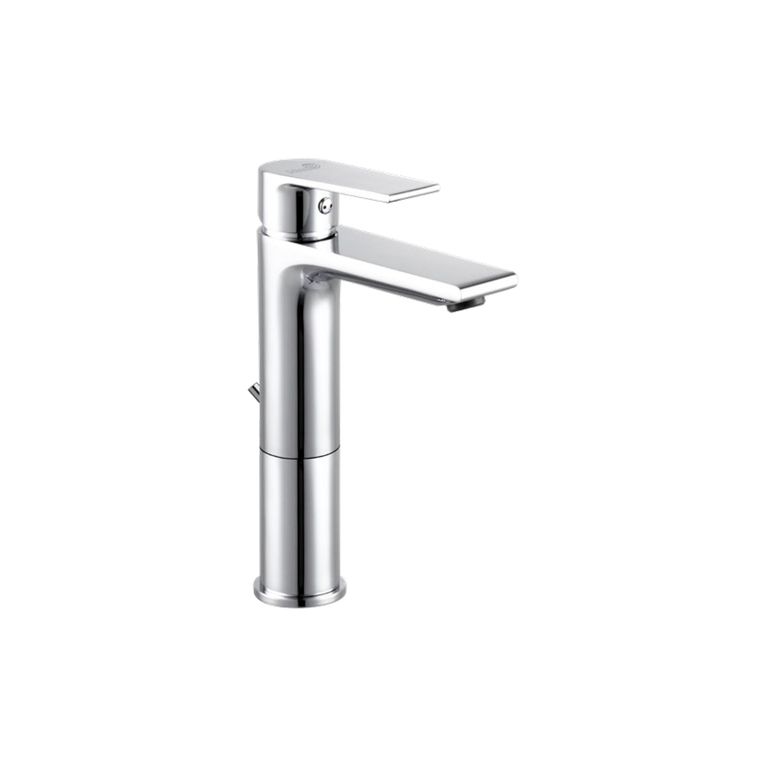 miscelatore monocomando lavabo alto con scarico pop-up paris pr21