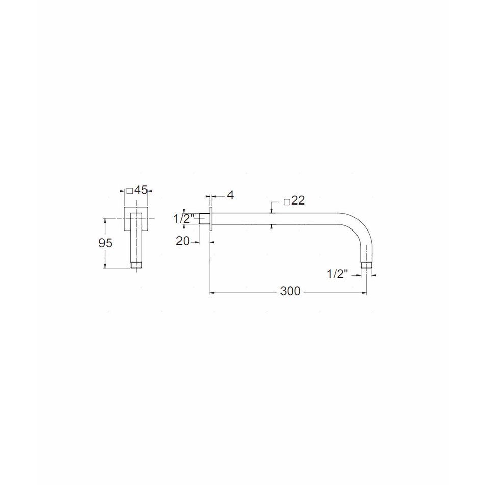 braccio-doccia-bd6052-in-ottone-serie-sphera
