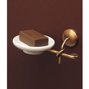 PORTASAPONE SINGOLO BRONZO SATINATO SERIE RETRO' CAPANNOLI