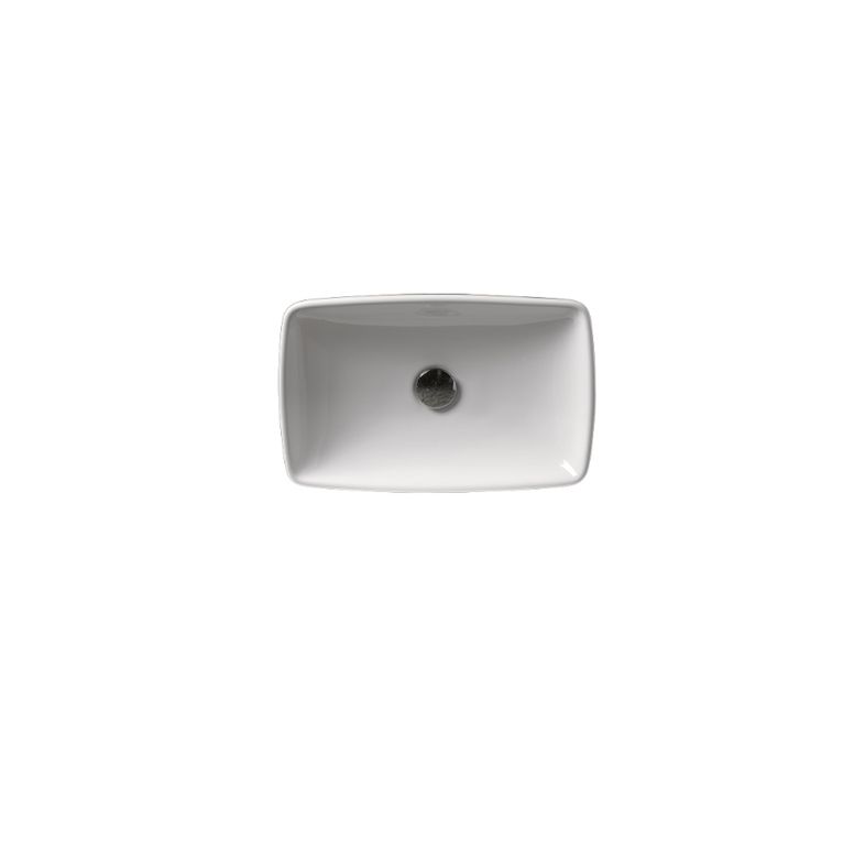 lavabo d'appoggio o sottopiano senza piano rubinetteria 50x32 axa - h10