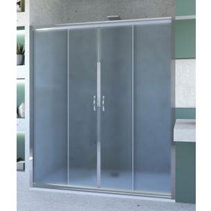 PORTA DOCCIA SCORREVOLE 165 CM OPACO SERIE N