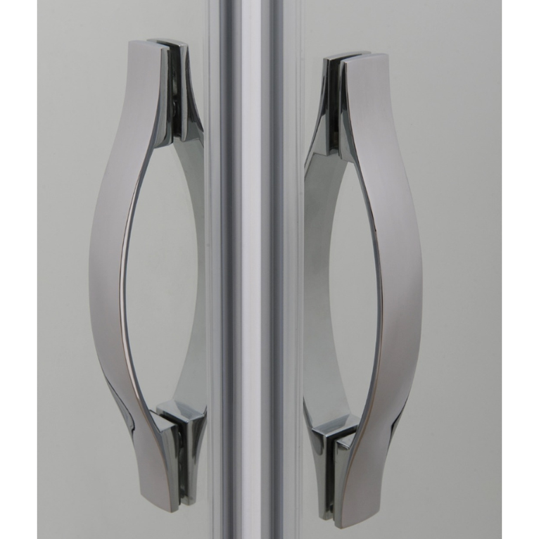 box doccia 80x80 cm semicircolare scorrevole trasparente serie gemma