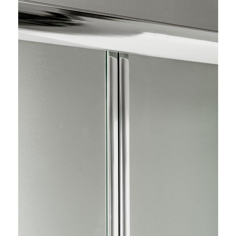 box doccia angolare anta fissa porta scorrevole 85x170 cm opaco