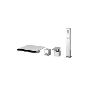 MISCELATORE MONOCOMANDO BORDO VASCA 4 FORI RELAX RX16