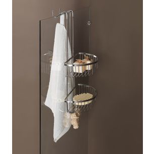 GRIGLIA SEMIROTONDA DOPPIA CROMO SERIE BAGNO HOTEL CAPANNOLI