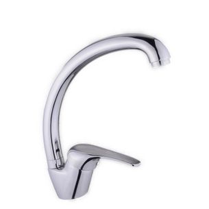 MISCELATORE LAVELLO LATERALE CROMATO CON CANNA GIREVOLE COMPLETO DI FLESSIBILI SERIE ALICE