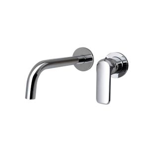 MISCELATORE LAVABO INCASSO CROMATO COMPLETO DI PILETTA CLICK CLACK 1" 1/4 SERIE HH