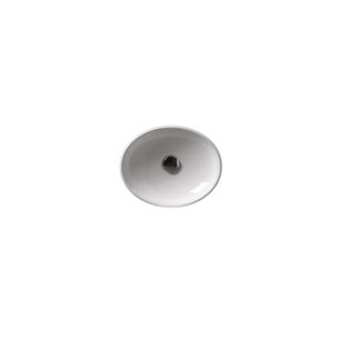 LAVABO D'APPOGGIO O SOTTOPIANO TONDO SENZA PIANO RUBINETTERIA 40X32 AXA - H10