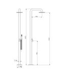 set-colonna-da-esterno-in-acciaio-inox-spazzolato-316-l-con-miscelatore-e-deviatore-incorporati-4011-inox-316-l