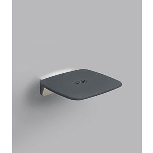 SEGGIOLINO RIBALTABILE GRIGIO SERIE BAGNO HOTEL CAPANNOLI