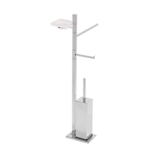 PIANTANA MULTIFUNZIONE IN OTTONE CROMATO ART. CUBIC 32.10 SERIE LA PROGETTO
