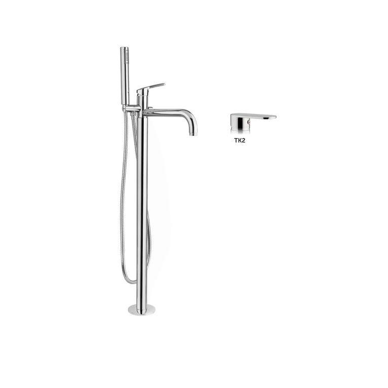 miscelatore monocomando vasca a colonna tekno tk2 12