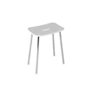 SGABELLO IN CORIAN BIANCO ART. BEND 21.34 SERIE LA PROGETTO