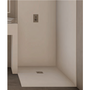 PIATTO DOCCIA SOLIDSTONE EFFETTO PIETRA ALTEZZA CM 3 CM 61x181