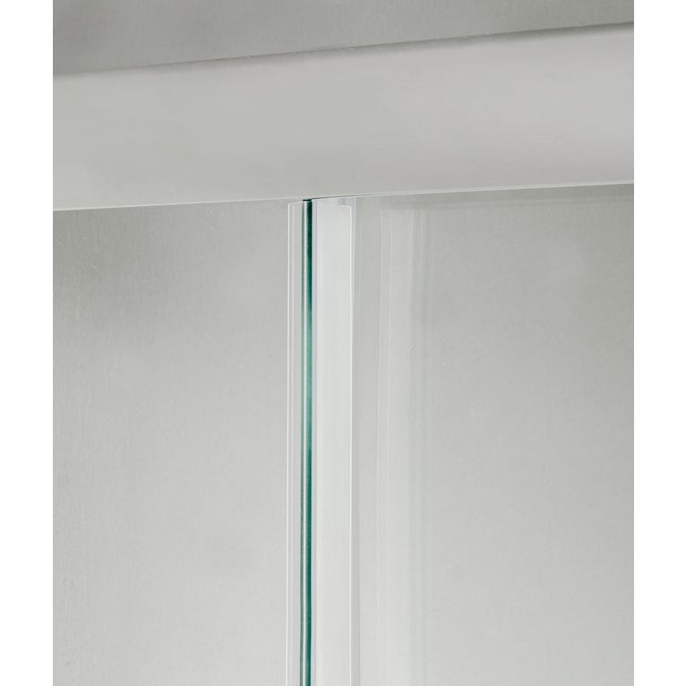 box doccia angolare porta scorrevole 90x90 cm trasparente altezza 180 cm