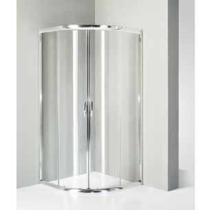  BOX DOCCIA SEMICIRCOLARE 80X80 CM TRASPARENTE SERIE N