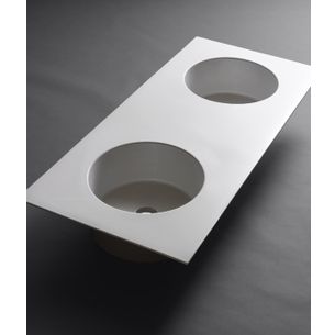 LAVABO RETTANGOLARE 120x48 DOPPIA VASCA AXA - SKYLAND