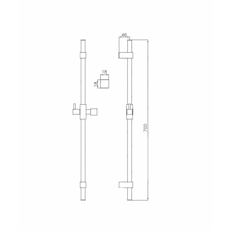 saliscendi glamour sl7g44803cr in ottone completo di doccia glamour e flessibile serie sphera