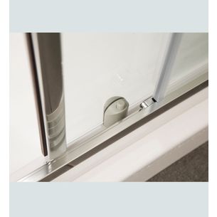 PORTA DOCCIA SCORREVOLE 120 CM TRASPARENTE SERIE N