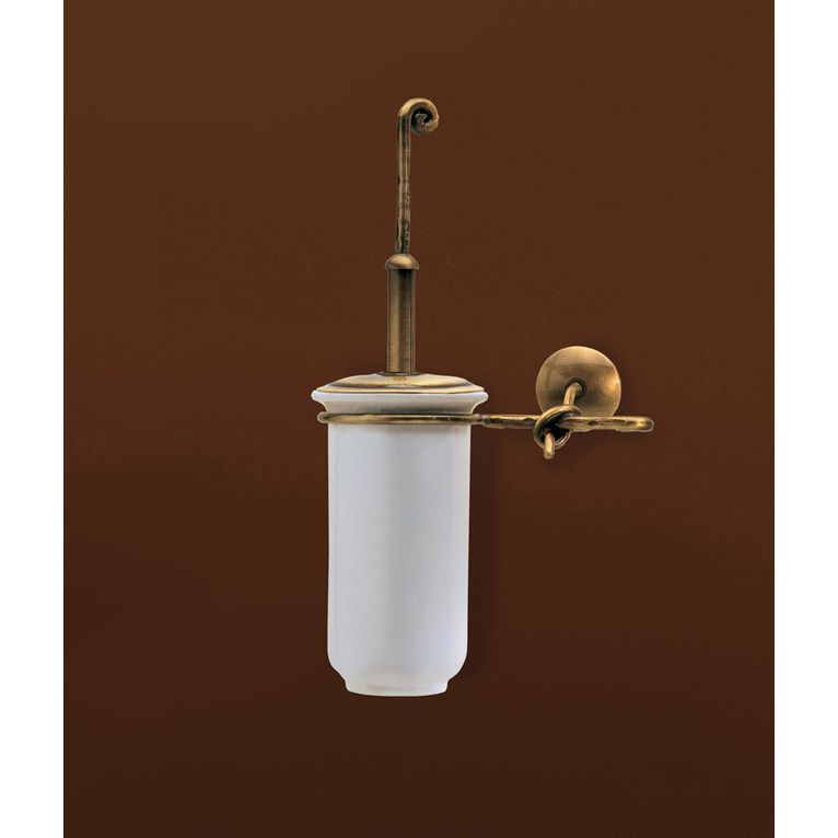 scopino bronzo satinato e ceramica bianco serie retro' capannoli 