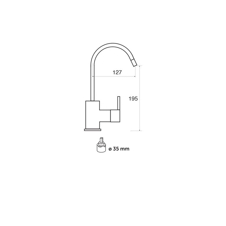 miscelatore monocomando lavabo con scarico click-clack style sy25