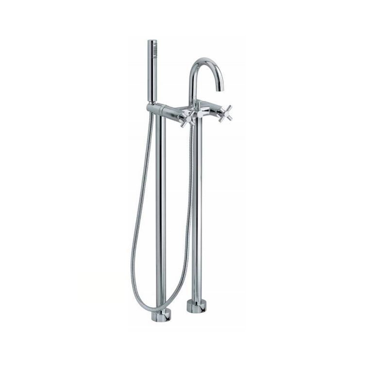 colonna vasca cl2165cc3cr in ottone serie sphera