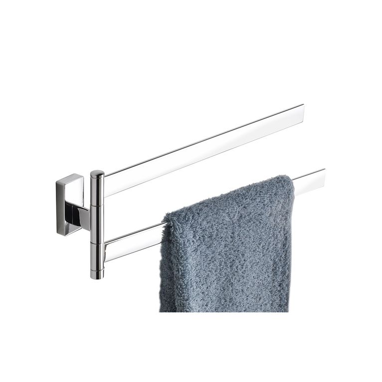 porta asciugamani snodato cromo serie slim capannoli