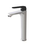 miscelatore-lavabo-alto-cromato-con-leva-nero-opaco-con-piletta-click-clack-1-1-slash-4-e-flessibili-serie-dream