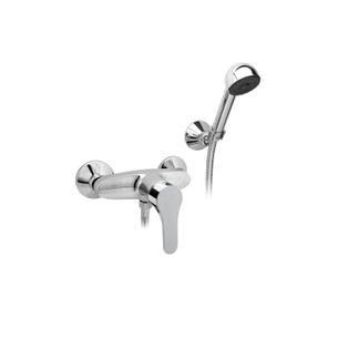 MISCELATORE MONOCOMANDO LAVELLO A PARETE SPRING SP50 V DC CON KIT DOCCIA