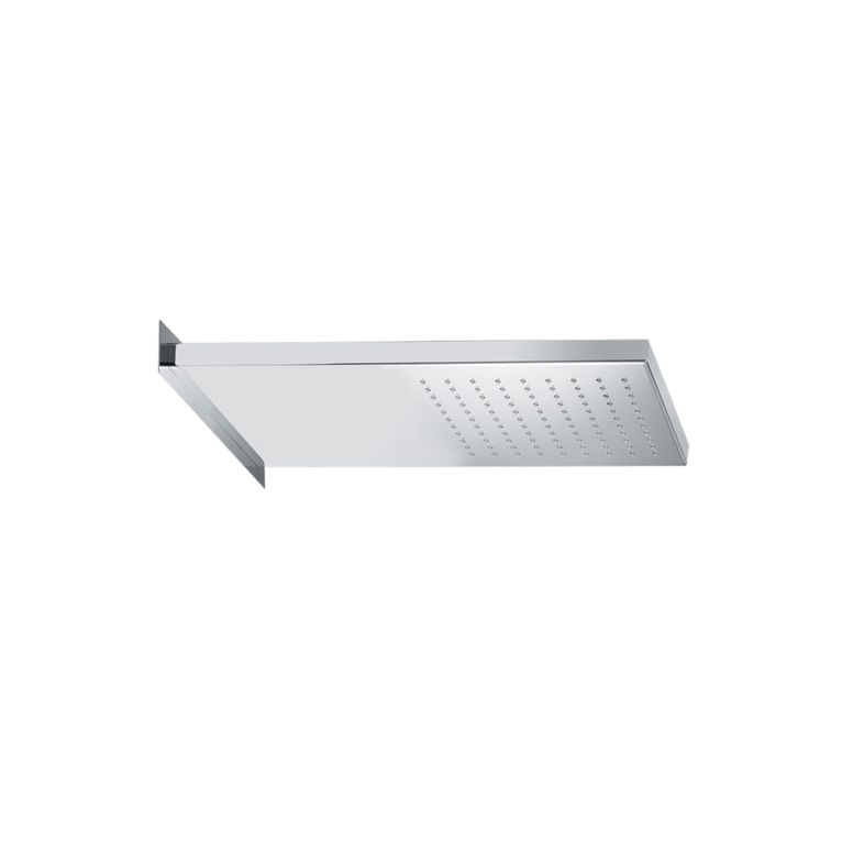 soffione doccia rettangolare 6160 gemelli - inox