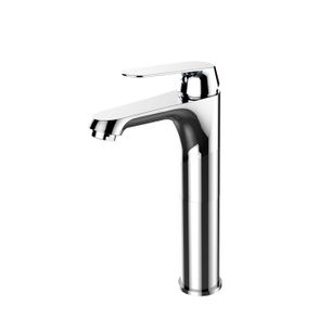 MISCELATORE LAVABO ALTO CROMATO CON PILETTA CLICK CLACK 1" 1/4 E FLESSIBILI SERIE DREAM
